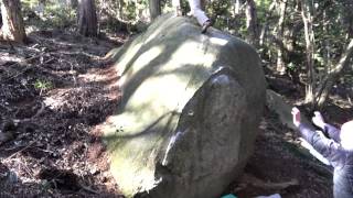 笠間ボルダー 掘り出し岩 4級