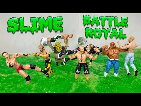 WWE Slime Bathtub Battle Royal Action Figure Match – Multiversal Championship