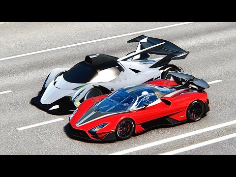 2022 SSC Tuatara Aggressor vs Devel Sixteen GTR at Drag Race 20 KM