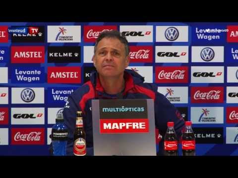 Rueda de prensa de Joaquín Caparrós previa al encuentro ante el Getafe CF