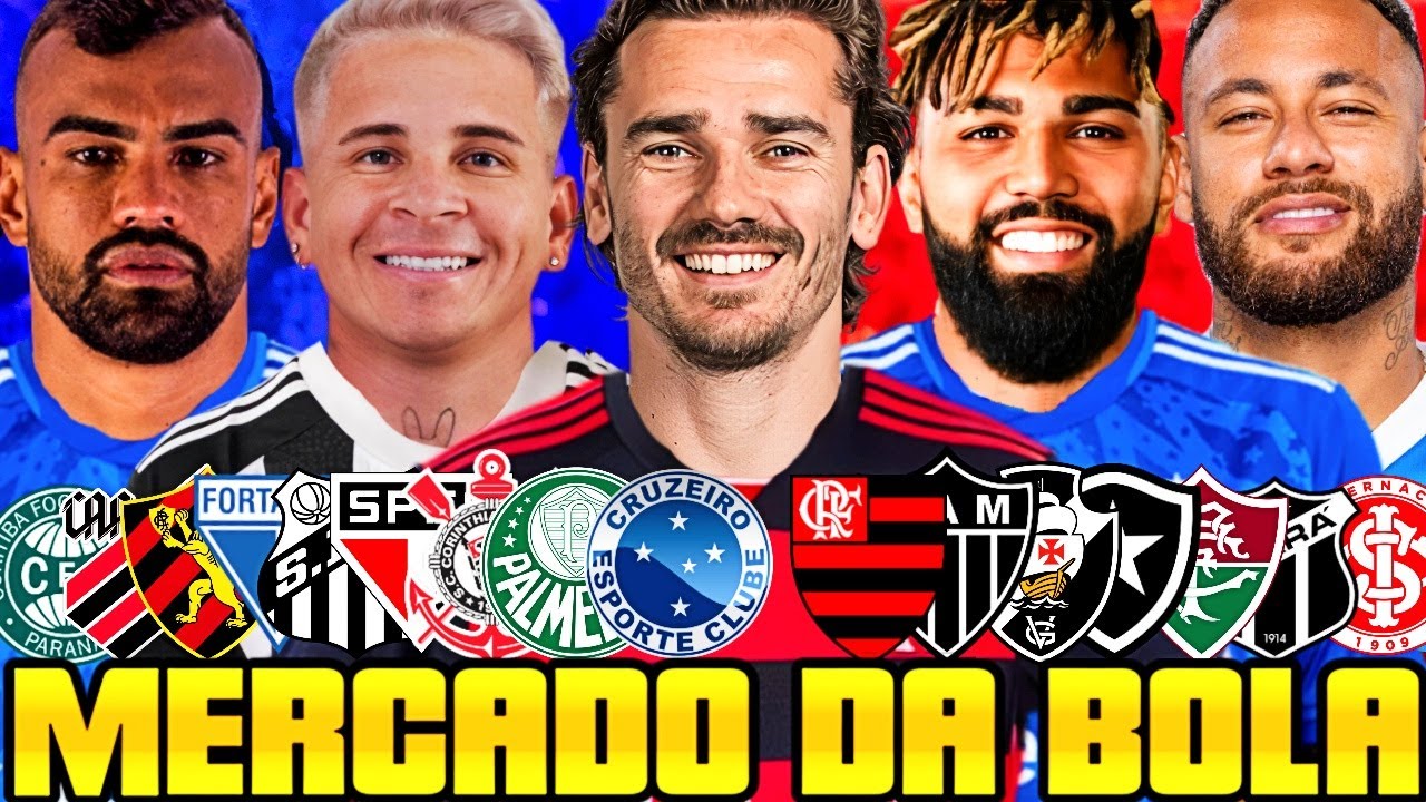 MERCADO DA BOLA 2025 | GRIEZMANN NO FLAMENGO | SOTELDO ATLÉTICO MG OU CRUZEIRO? CORINTHIANS - VERDÃO