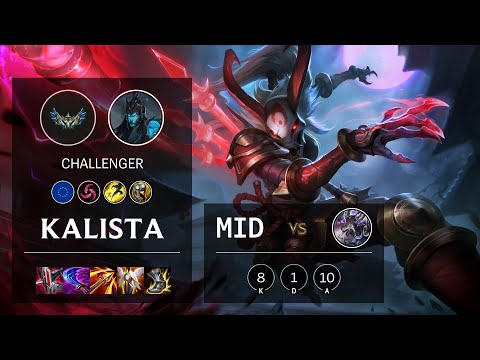 Kalista Mid vs Kassadin - EUW Challenger Patch 12.2