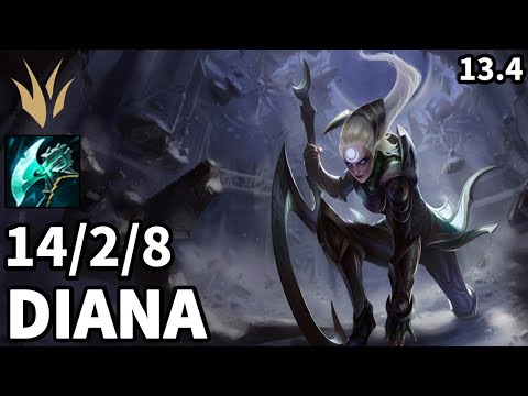 Diana Jungle vs Gragas - KR Master  | Patch 13.4