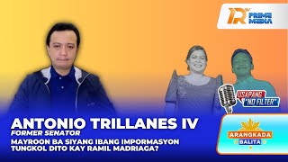Download lagu Antonio Trillanes IV May Ibang Impormasyon Tungkol kay Madriaga at VP Duterte? | Arangkada Balita mp3 Download lagu Antonio Trillanes IV May Ibang Impormasyon Tungkol kay Madriaga at VP Duterte? | Arangkada Balita mp3