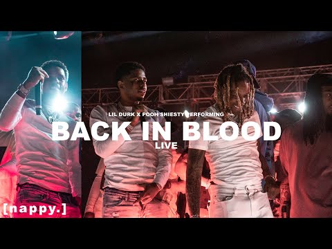 Lil Durk & Pooh Shiesty performing 'Back In Blood' Live at SMURKCHELLA