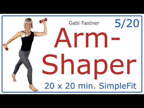 5/20🎈20 min. Arm - Shaper | Hantelworkout füt Bizeps, Trizeps und Schultern, im Stehen