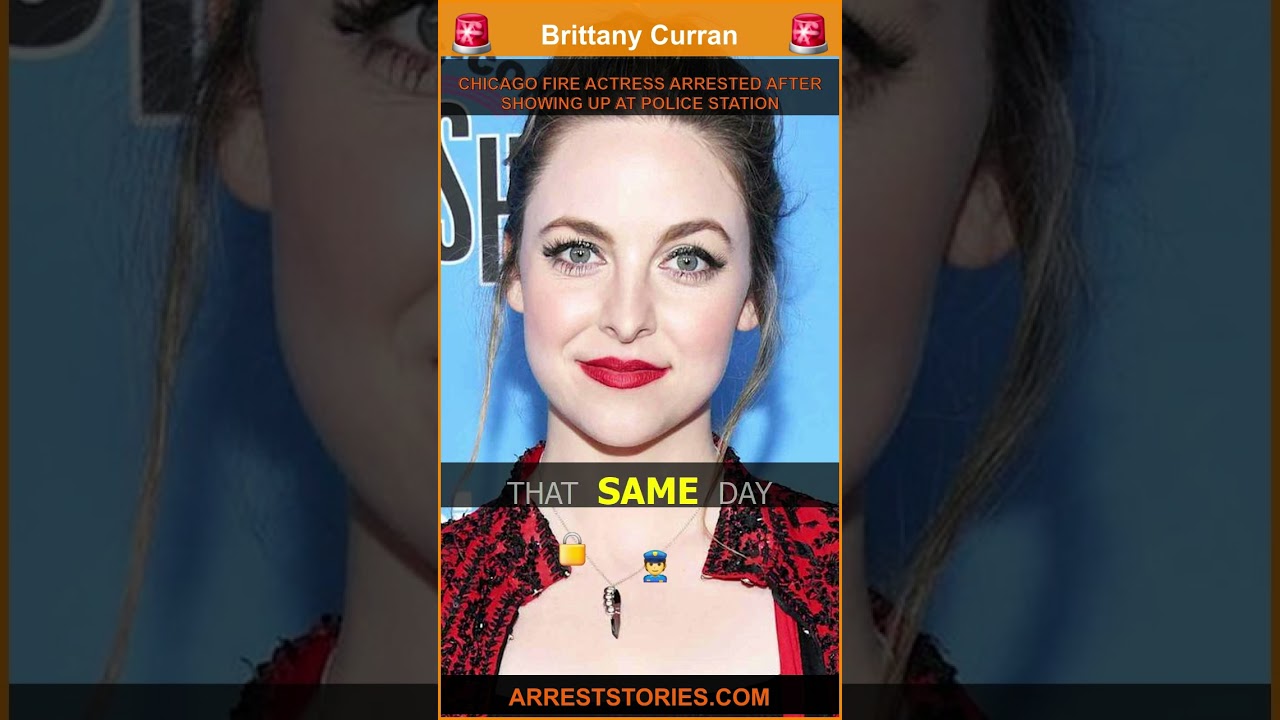 CHICAGO FIRE ACTRESS ARRESTED AFTER SHOWING UP AT POLICE STATION