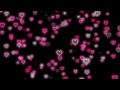 Flying Heart💖Pink Heart Background | Neon Light Love Heart Background Video Loop [3 Hours]