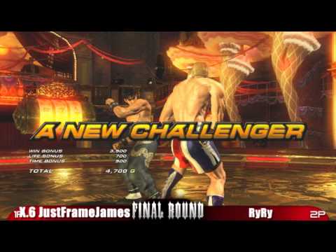 X.6 JustFrameJames vs RyRy FRXIV Tekken 6 Top 16