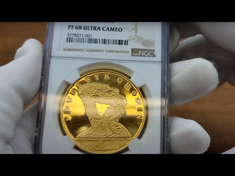 TRYPTYK Złoto 500.000 złotych 1990 Fryderyk Chopin NGC PF68 UC (2MAX) Tylko 16 sztuk! | Aukcja 29