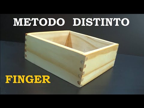 Cajas de madera: uniones finger joint artesanales y resistentes