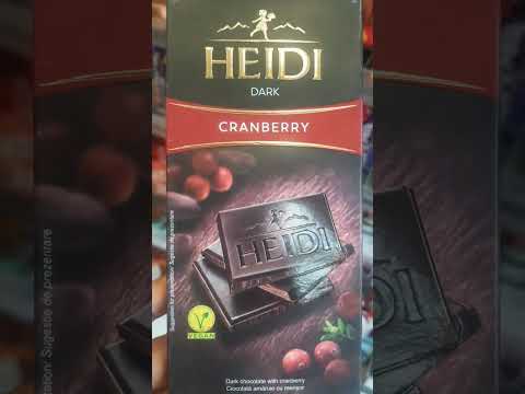 Heidi Cranberry dark chocolate #heidi #darkchocolate #trendingonshorts #viral #shortfeed #food #uae