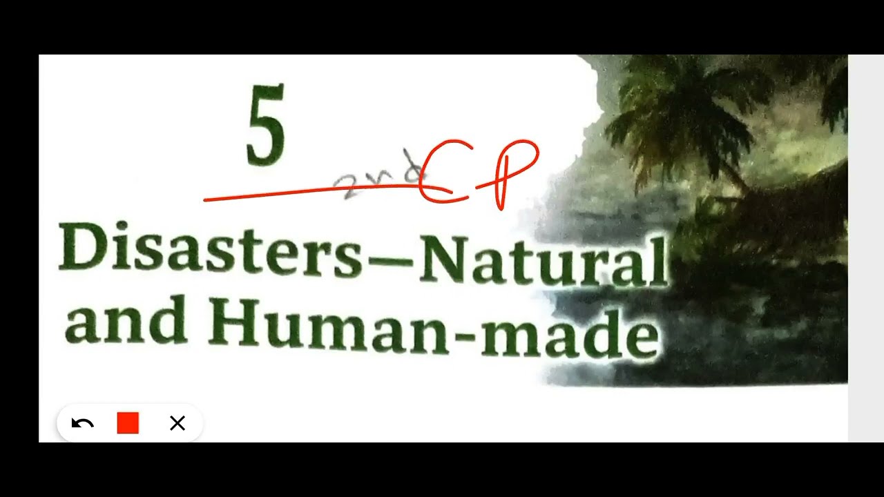 ICSE class 8 geography chapter 5 Disasters Natural and Human Made