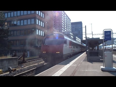 Abfahrt des IR36 nach Frick (Basel SBB) am Bahnhof Altstetten