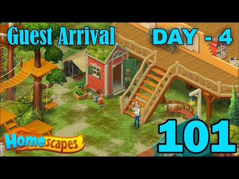 Homescapes Story Walkthrough Gameplay - Lake House Guest Arrival - Day 4 - Part 101
