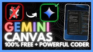 Gemini 2.5 Pro Canvas: FULLY FREE NEW AI Coder by Google! SUPER FAST!