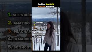 Ranking Best Cold Weather Moments