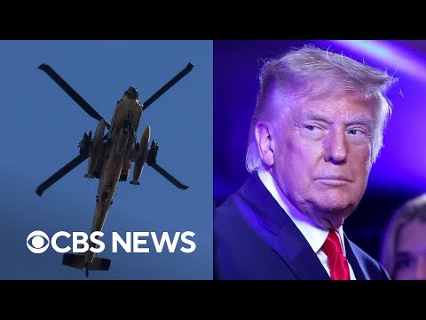 Trump says Iran shot down U.S. Apache helicopter, crew rescued by sea drone