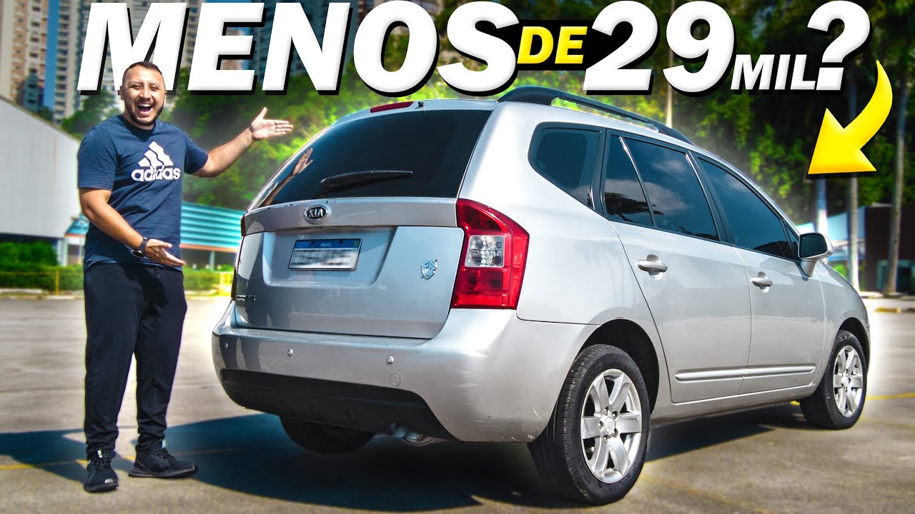 UM CARRO COM 12 AIRBAGS e 7 LUGARES POR MENOS 32 MIL? 😱 Kia Carens