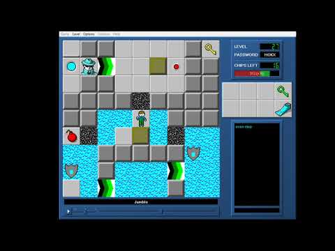 CCLP3 level 27 solution - 235 seconds