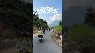 The PERFECT 2 week itinerary for north Vietnam 🇻🇳😍 #travel #vietnam #travelling