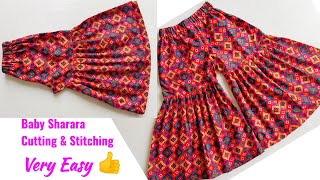 Baby Sharara Cutting and Stitching  Baby Sharara/G