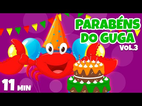 Parabéns do Guga Vol. 3 - Giramille 11 min | Desenho Animado Musical