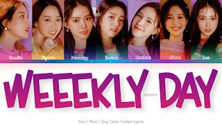 Download lagu WEEEKLY (위클리) Weeekly Day Color Coded Lyrics (Han/Rom/Eng) mp3 Download lagu WEEEKLY (위클리) Weeekly Day Color Coded Lyrics (Han/Rom/Eng) mp3