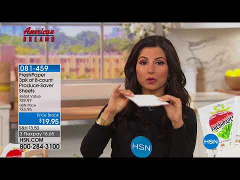 FreshPaper 3pack of 8count ProduceSaver Sheets