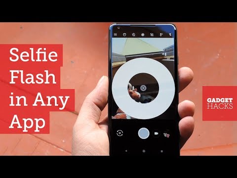 Selfie Flash - bright pictures in any camera app Video