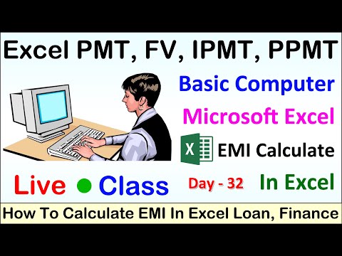 Excel EMI Calculate | Excel PMT | FV | IPMT | PPMT | Excel EMI Formulas | How To Calculate EMI Excel