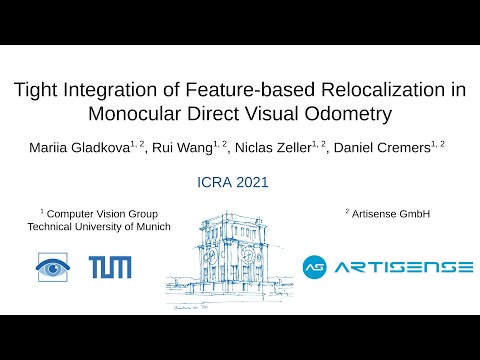 ICRA'21 Presentation: Tight Integration of Feature-based Relocalization in Monocular Direct VO