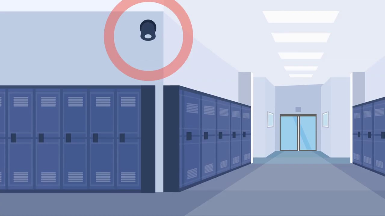 School lockdown system with digital alerts