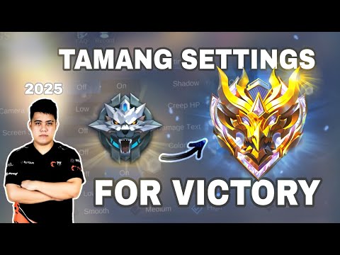 2025 CORRECT SETTINGS MOBILE LEGENDS | FULL TUTORIAL