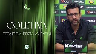 Coletiva | Técnico Alberto Valentim | Novorizontino 1 x 1 América | Coelho TV