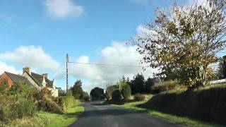 preview picture of video 'Driving On The D20 Between Maël Pestivien & La Croix Saint-Pierre, Brittany, France'