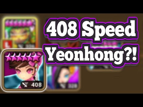 Playing with a 408!!! Speed Yeonhong!!! - Summoners War