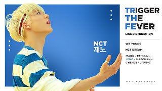 NCT Dream - Trigger the Fever (Line Distribution)