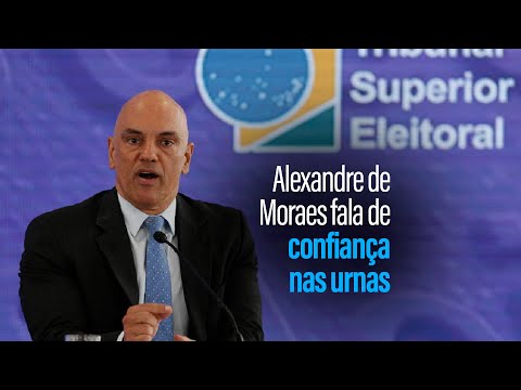 Eleições 2022: ministro Alexandre de Moraes afirma que eleitor sabe da lisura das urnas