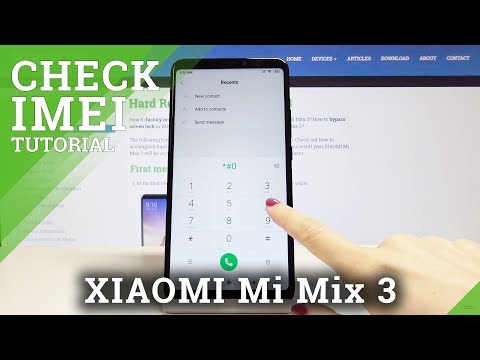How to Check IMEI in XIAOMI Mi Max 3 - IMEI & Serial Number