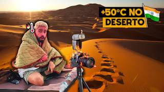 DORMI no meio do DESERTO do THAR na Índia!