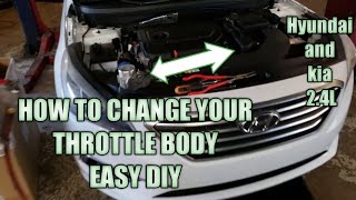Hyundai sonata and kia Optima throttle body replacement