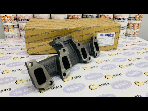 PERKINS EXHAUST MANIFOLD 3778E451 GENUINE PARTS ; GENUINE PERKINS SPARE PARTS