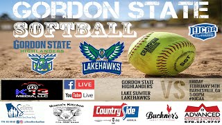 Gordon State College Softball vs. Lake Sumter Community College