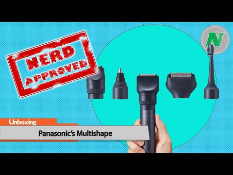 Panasonic | Barzdos, plaukų kirpimo priemonių rinkinys | ER-CKN1-A301 MultiShape | Belaidis | Drėgnas ir sausas | Ilgio žingsnių skaičius 39 | Juodas video