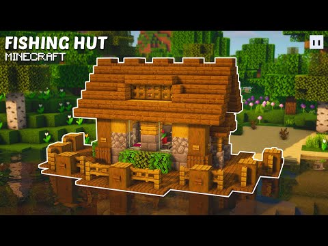 Minecraft : How to Build a Fishing Hut / Dock | Small & Easy
