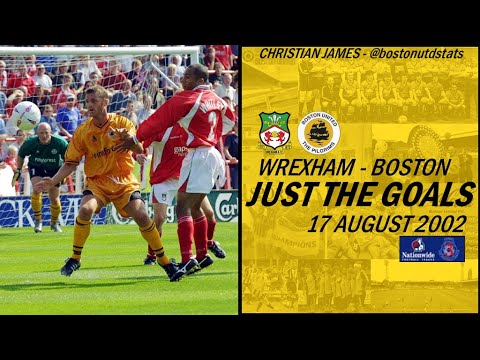 Wrexham vs Boston United 2002 Goals