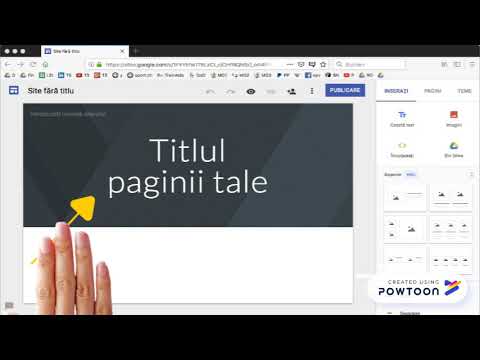 G Suite - Introducere in Google Sites