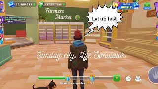 How to level up fast in Sunday city | beginners guide to Sunday city: life simulator