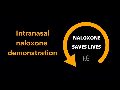 Intranasal naloxone demonstration